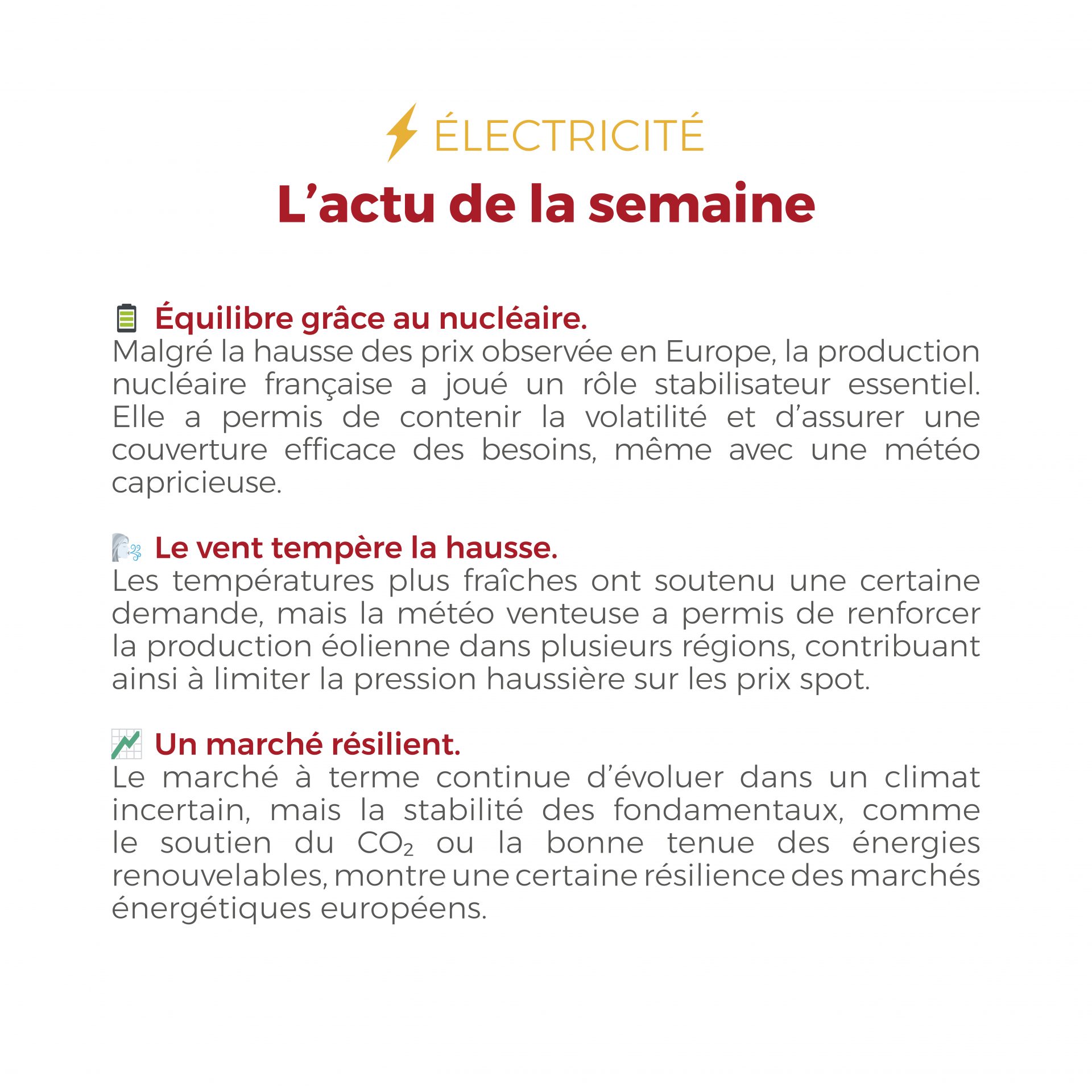 𝗙𝗟𝗔𝗦𝗛𝗣𝗢𝗜𝗡𝗧 du 28 juillet au 01 août 2025 🔎 Cette semaine encore, décryptage express de l’actualité gaz & électricité dans notre Flashpoint ⚡🔥 — À lire en 1 minute pour tout comprendre 👉 #Energie #Electricité #Gaz #Flashpoint #ActuEnergie #FlashEnergie