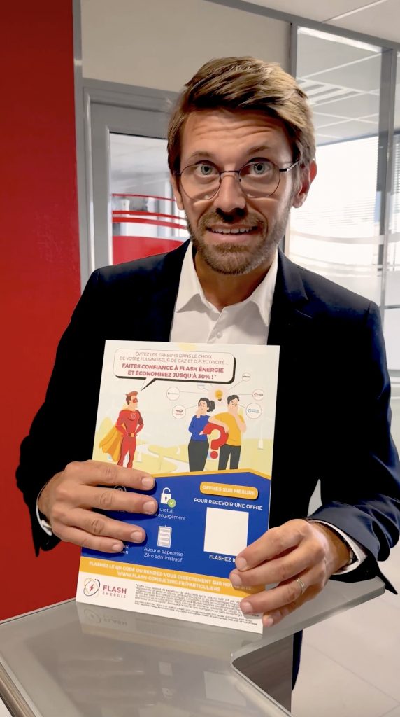 Flash Énergie vous accompagne avec des solutions personnalisées pour réduire vos factures d’électricité et de gaz jusqu’à 30 %