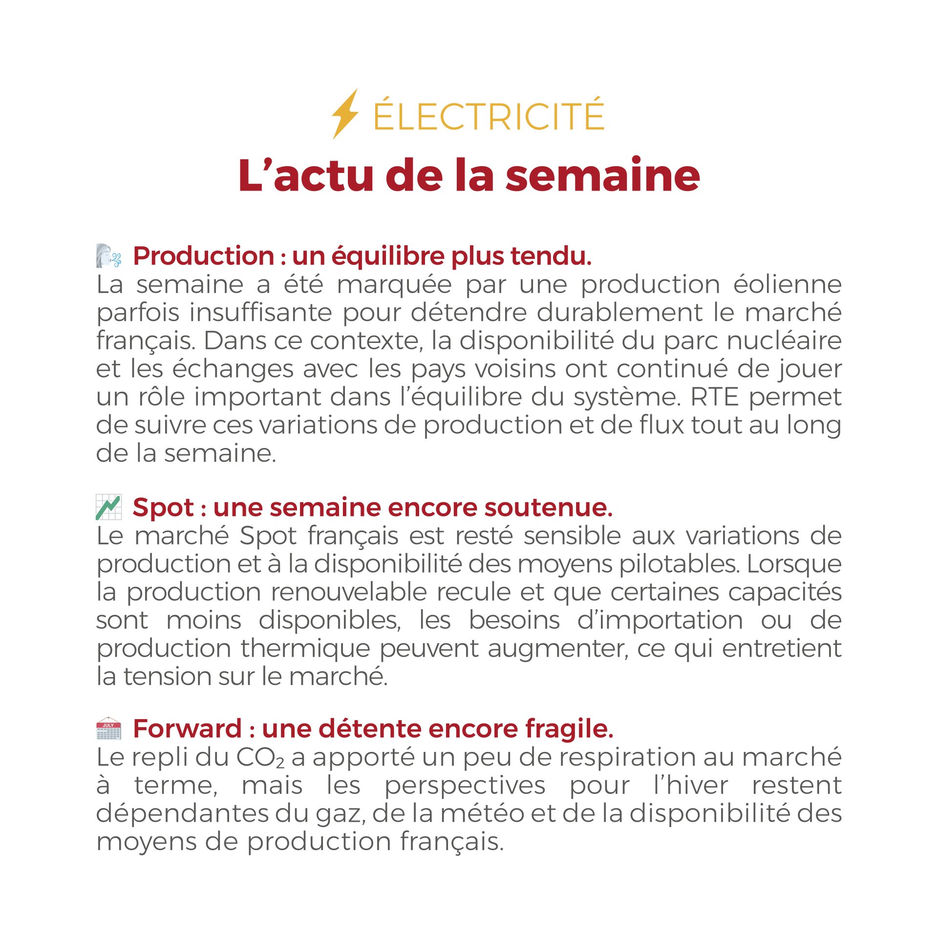 ⚡🔥 FLASHPOINT du 5 au 9 octobre — Entre marché électrique encore tendu et demande de gaz plus soutenue, découvrez les principaux mouvements qui ont marqué les marchés de l’énergie cette semaine. 👇